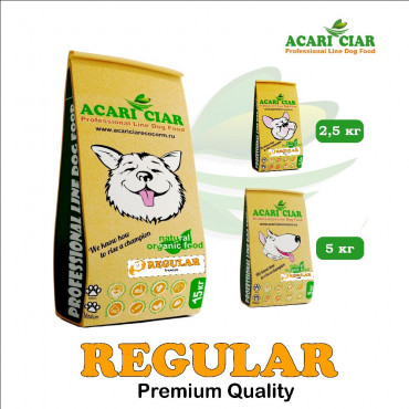 Acari ciar. Regular Говядина. Medium.  25 кг