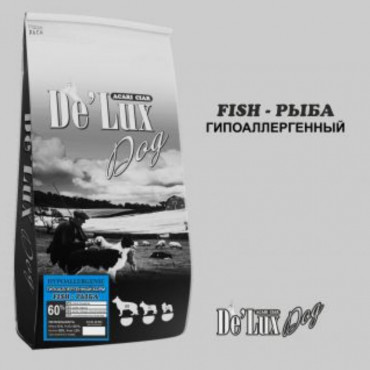 Acari ciar. Vet A'Dog Hypoallergenic Fish Рыба.  Medium. 12 кг