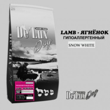 Acari ciar. Vet A`Dog Lamb Snow White Ягненок. Medium. 6 кг