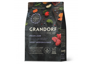 GRANDORF Fresh Dog Adult MED&MAXI Lamb&Sweet Potato (Свежее мясо ягненка с бататом для собак средних и крупных пород) 10 кг