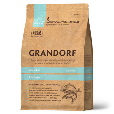 GRANDORF DOG White Fish MINI (белая рыба для собак мини пород) 3 кг.