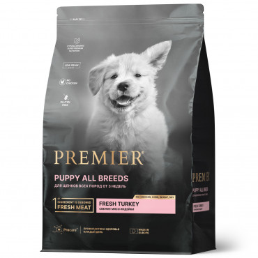 Premier Dog Turkey PUPPY. Свежее мясо индейки для щенков. 10 кг